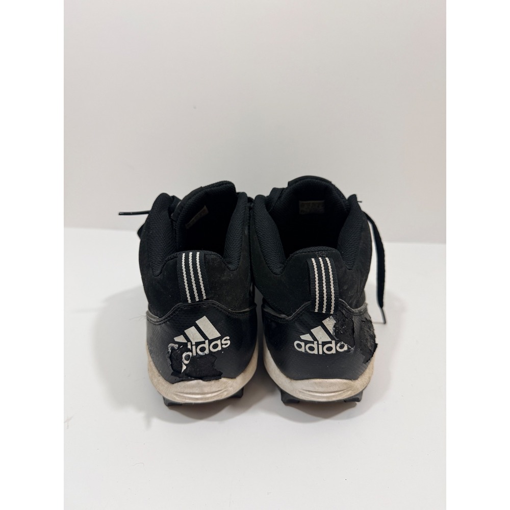 Adidas Lightning Football Cleats Mens 12.5 Black Silver Fair G65940 Mid Top - Picture 4 of 8